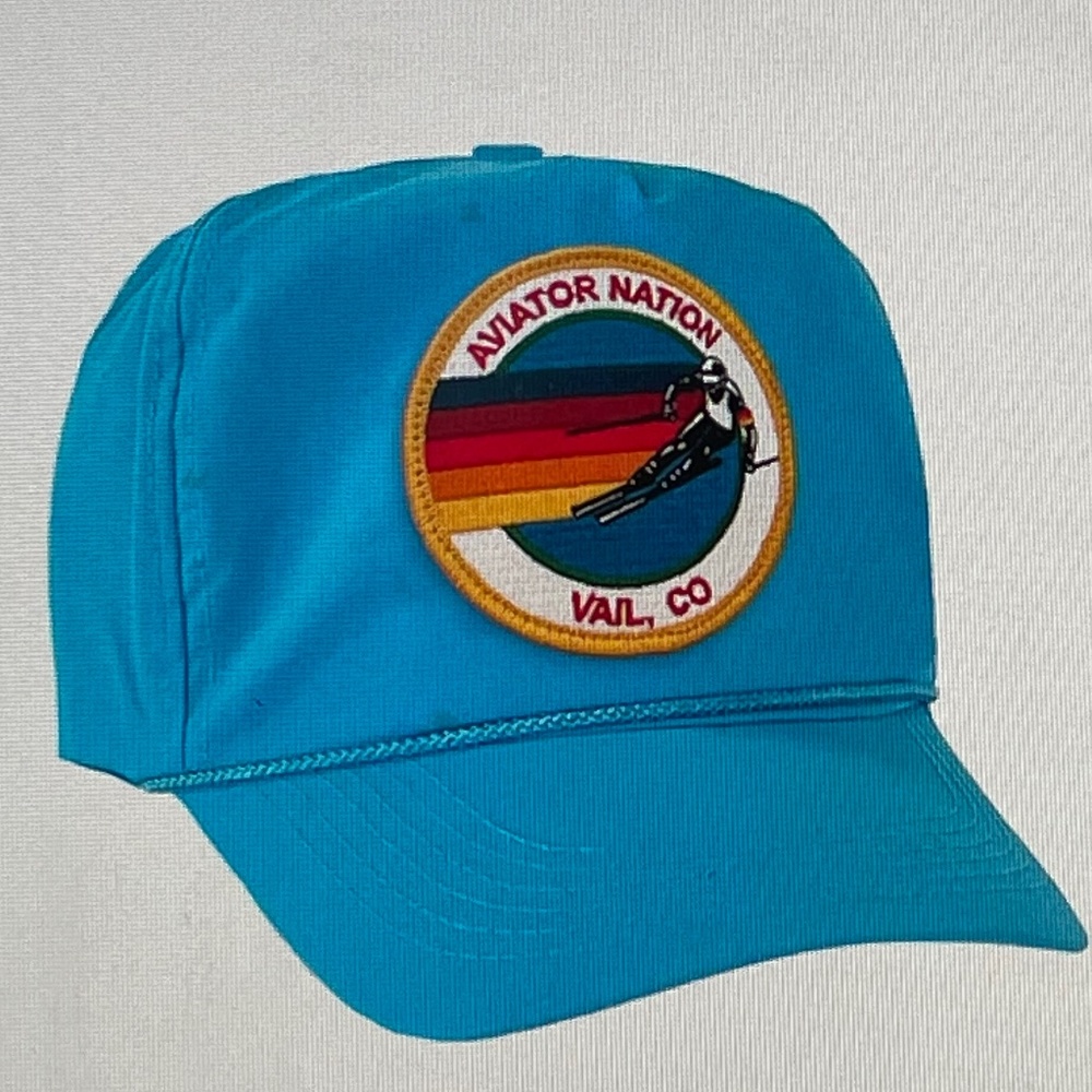 Womens Aviator Nation Vinyl Trucker Hat NWT